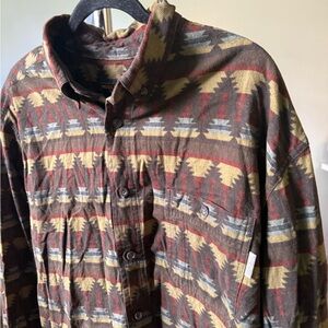 Woolrich Men's Multicolor Patterned Shirt Jacket